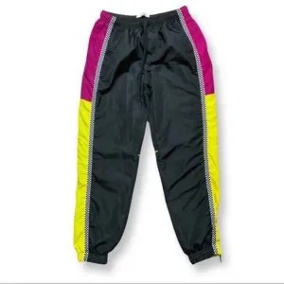 Urban Outfitters, Men’s color block retro 80’s colorful track pants joggers - Picture 1 of 9